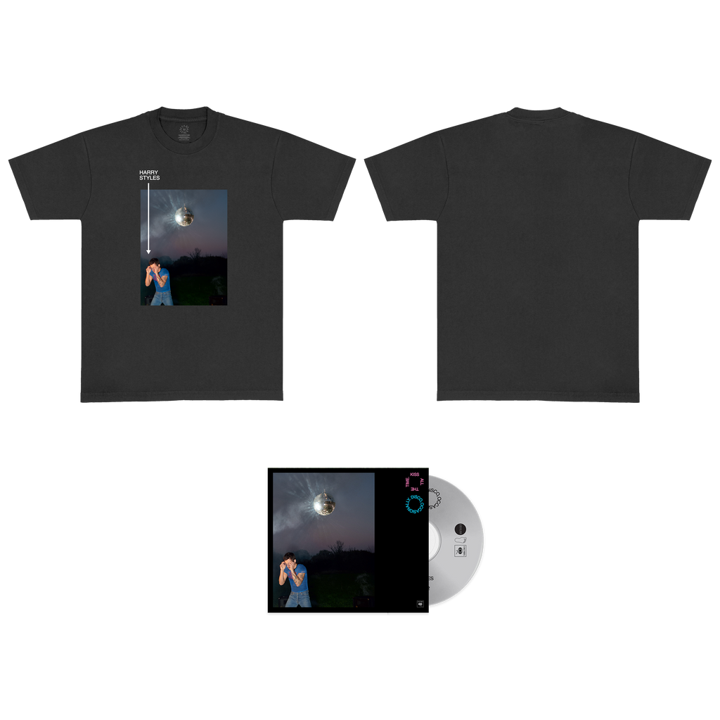 Harry Styles - KISS ALL THE TIME. DISCO, OCCASIONALLY. – PHOTO TEE + CD